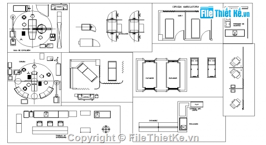 đồ khối,cad khối,clinic đồ khối